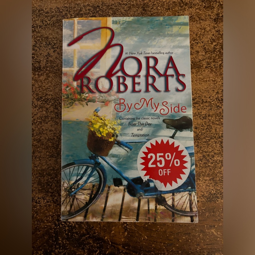 (3 for $20)Nora Roberts By My Side softcover Good Used Condition